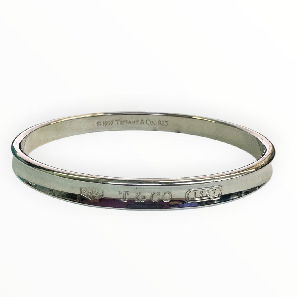 Tiffany & Co. Silver Bangle Tiffany  & Co 1837/34.8g/20cm with box and pouch