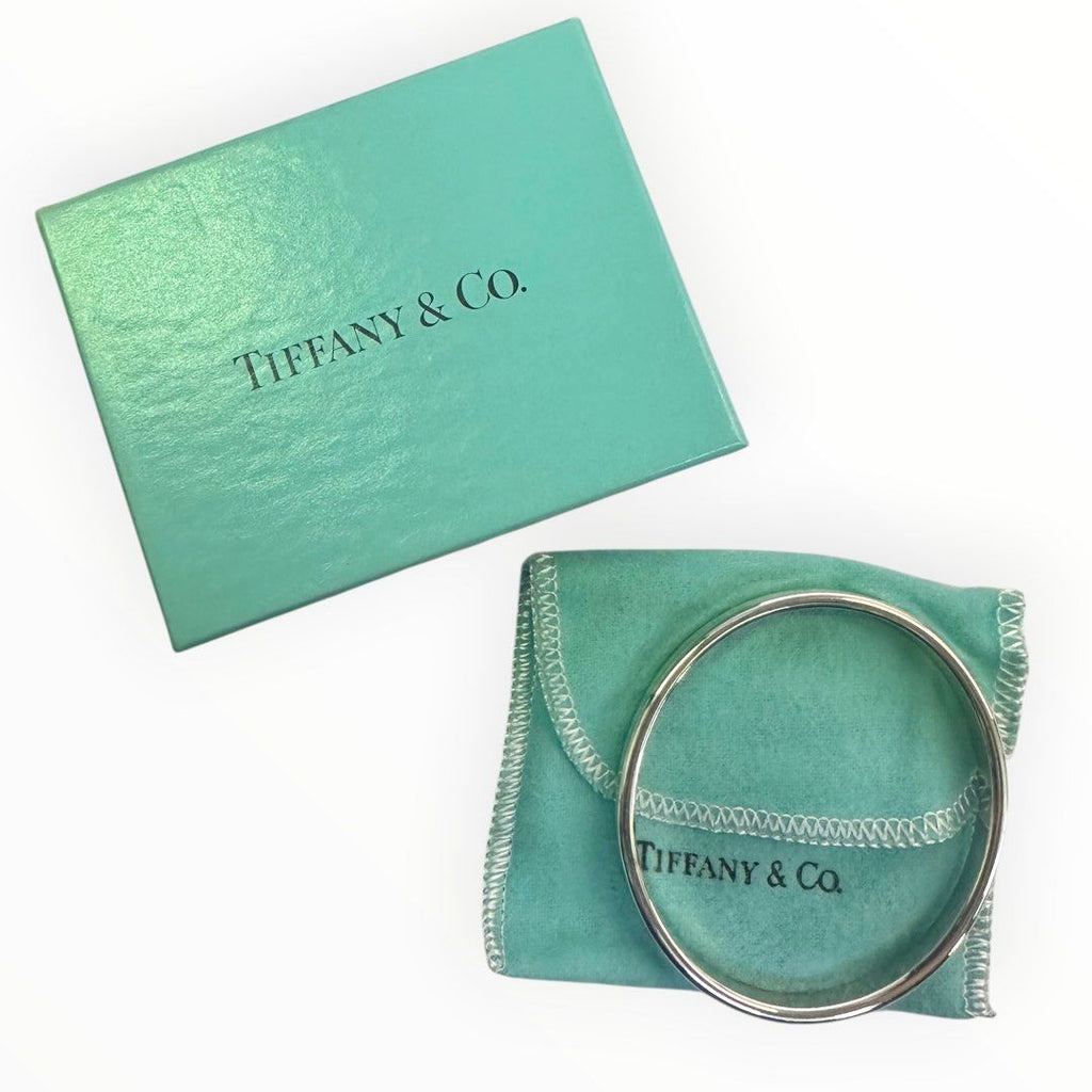 Tiffany & Co. Silver Bangle Tiffany  & Co 1837/34.8g/20cm with box and pouch