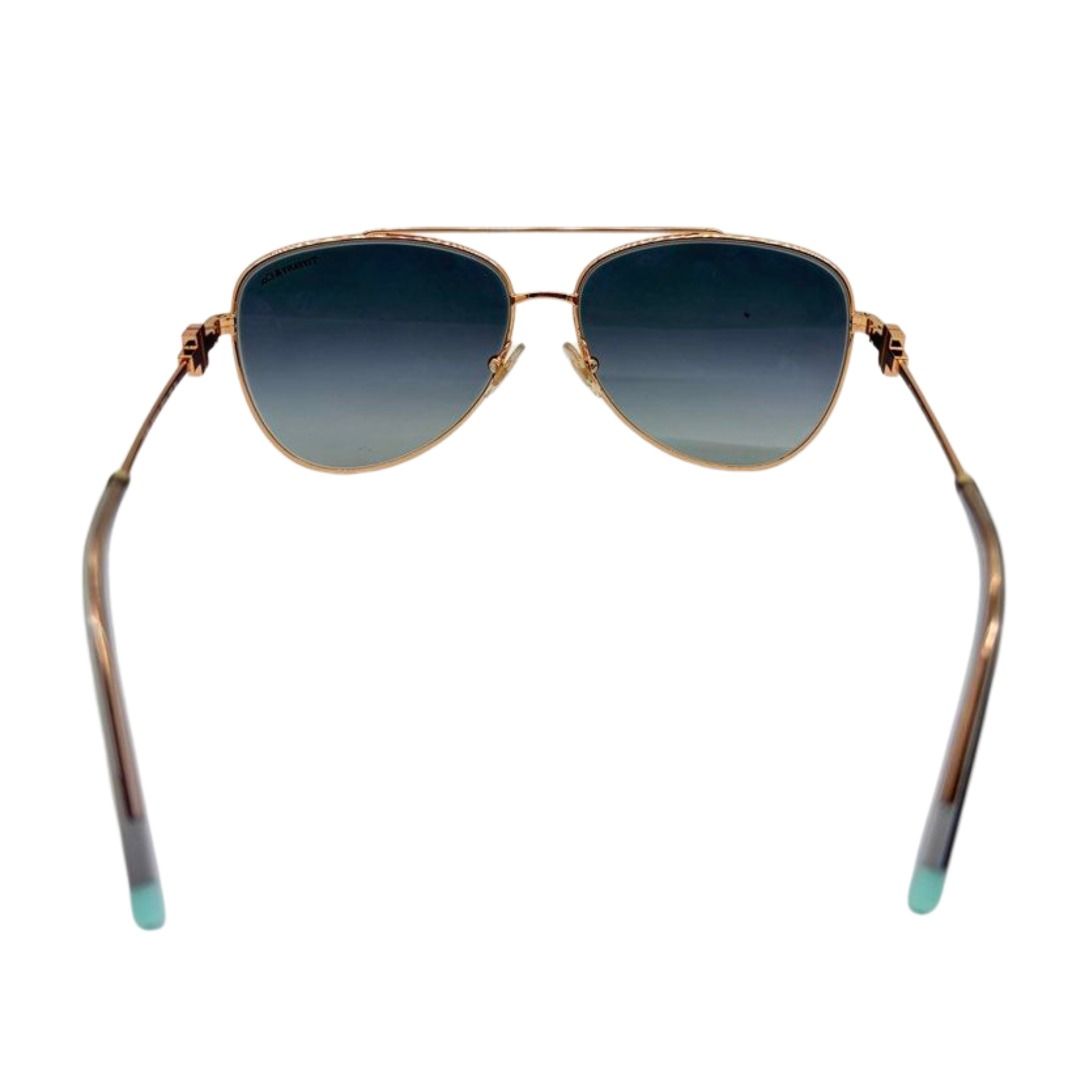 Tiffany & Co TF3070 Aviator Sunglasses- Gold Frame Secondary image