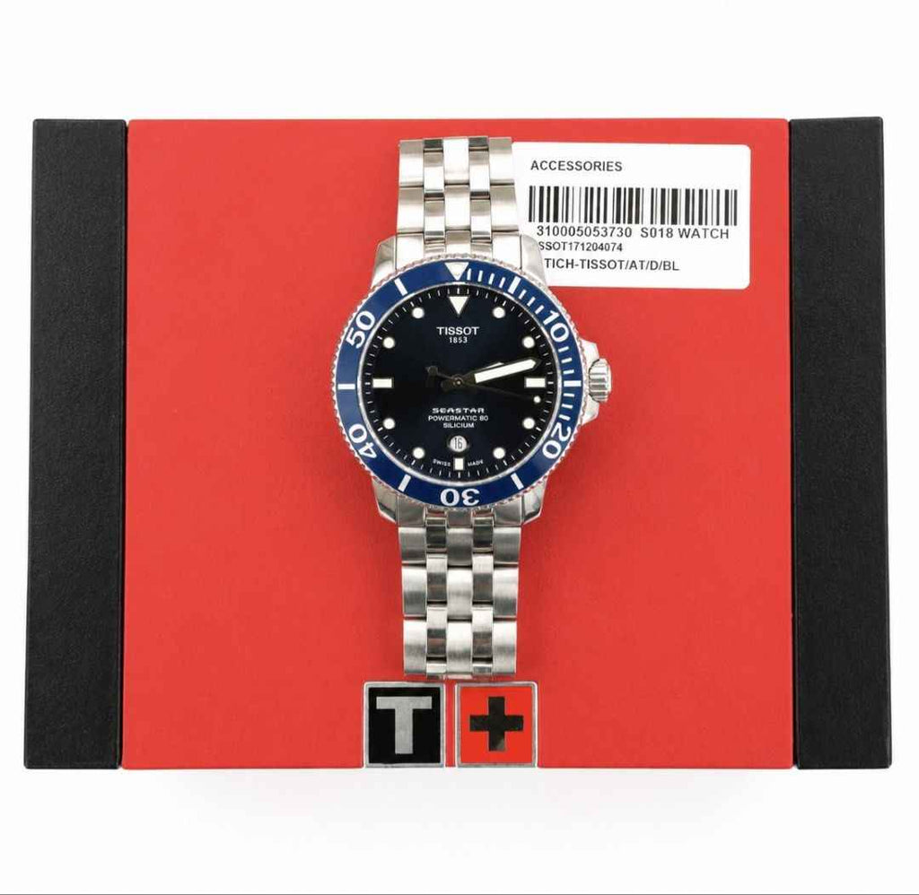Tissot Seastar 1000 Powermatic 80 42mm Automatic Blue Dial Watch