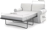TLYESD Ektorp Sleeper Sofa Cover Replacement for IKEA Ektorp Sofa Bed Cover, Ektorp 2 Seater Sofa Bed Cover Only