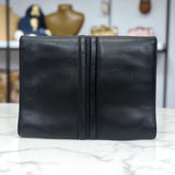 Tods Clutch Black Leather Bag