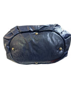 Tods Navy Satchel Bag (H30 x L27 x W17 cm)