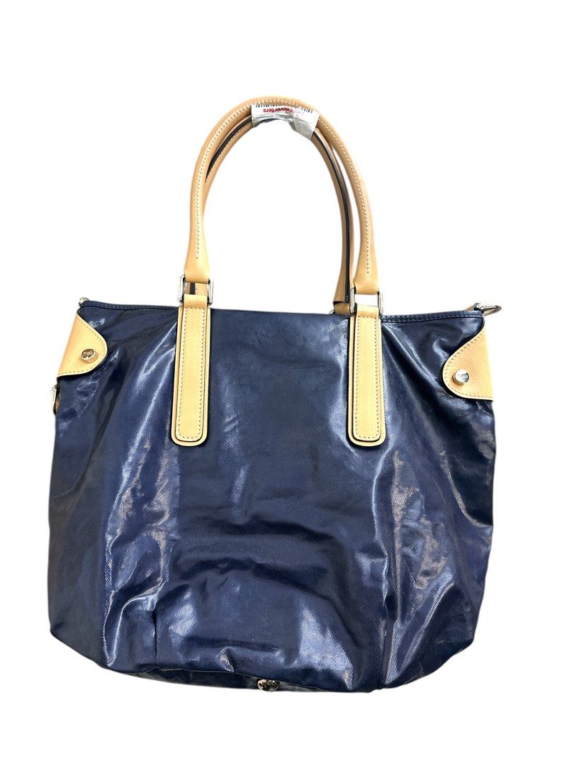 Tods Navy Satchel Bag (H30 x L27 x W17 cm) Secondary image