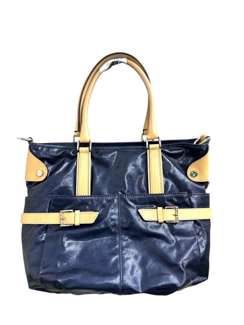 Tods Navy Satchel Bag (H30 x L27 x W17 cm) Main image