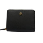 Tory Burch Bi-fold Zip Around Leather Wallet