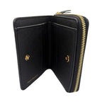 Tory Burch Bi-fold Zip Around Leather Wallet