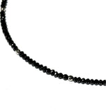 18KWG Black Diamond D=20.4cts Necklace With Cert