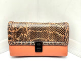 Coach 3164 Hutton Crossbody Snake skin Leather Bag