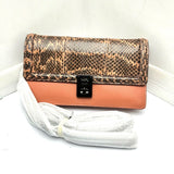 Coach 3164 Hutton Crossbody Snake skin Leather Bag