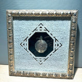 Chinese Ruyi Engraving Snuff Bottle In Frame