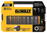 Dewalt DE22812 10pcs Impact Socket Set