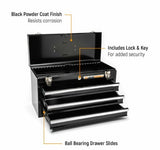 GEARWRENCH 20" 3 Drawer Black Steel Tool Box - 83151