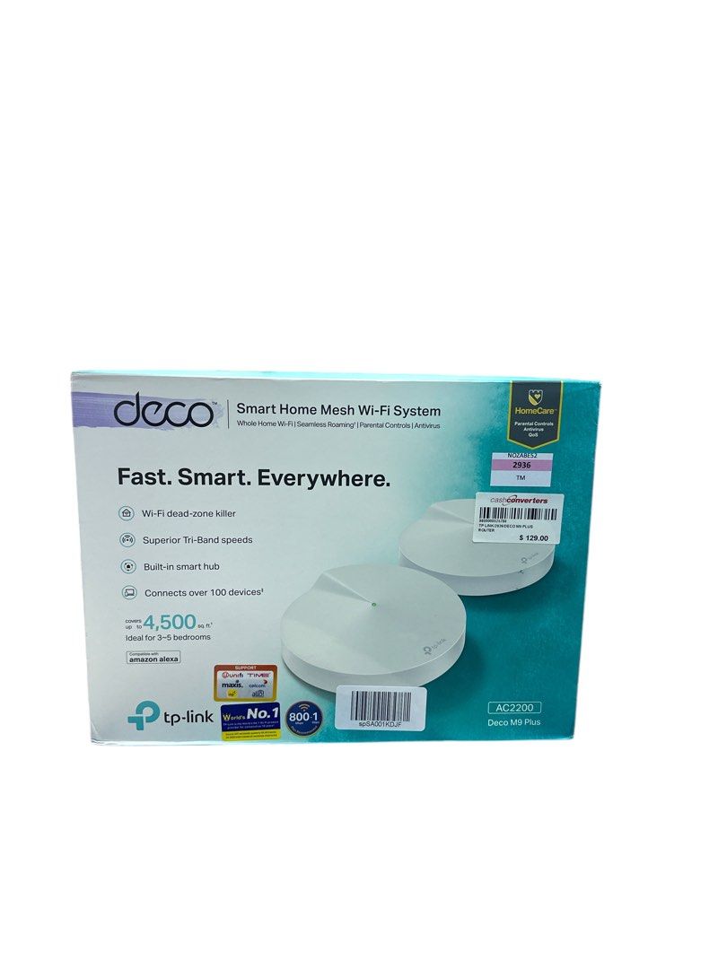 TP-Link Deco M9 Plus(2-pack) Wi-Fi Router Secondary image
