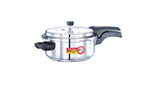 Prestige Alpha Deluxe Induction Base Stainless Steel Pressure Cooker, 3.0-Liter Silver