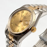 Rolex 16013 Datejust Half Gold Automatic Watch