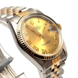 Rolex 16013 Datejust Half Gold Automatic Watch