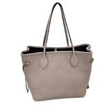 Louis Vuitton Neverfull MM Monogram Empreinte Leather Tote Bag With Purse