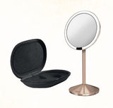 Simplehuman 5inch Sensor Mirror, Lighted Makeup Mirror, Rose Gold Stainless Steel ST3010