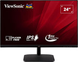 Viewsonic VA2432-H 24" 1080p IPS Monitor with Frameless Design, 75Hz Refresh rate, Flicker-Free & Blue Light Filter, for Home and Office Use