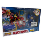 Transformers Collaborative Sonic the Hedgehog x Transformers Toys, Wingtail and Blue Booster Converting Action Figures, 8+