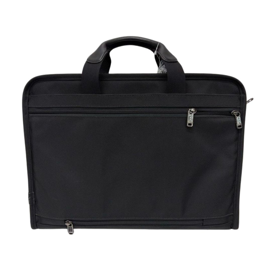 Tumi 2611D4 Alpha Black Nylon Briefcase