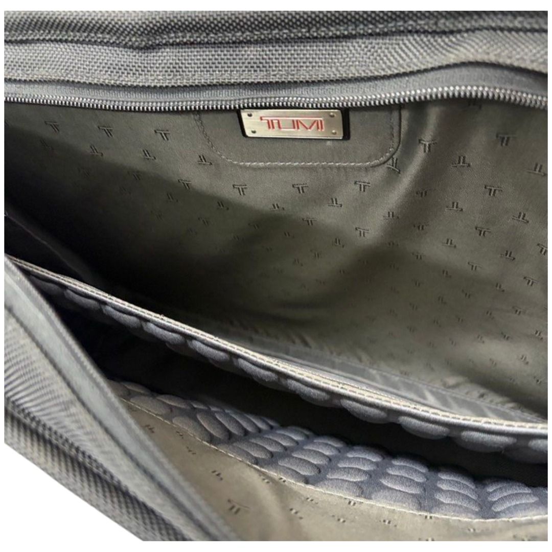 Tumi 2611D4 Alpha Black Nylon Briefcase