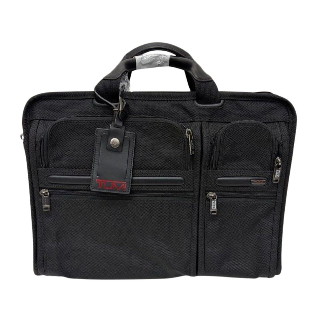 Tumi 2611D4 Alpha Black Nylon Briefcase