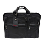 Tumi 2611D4 Alpha Black Nylon Briefcase