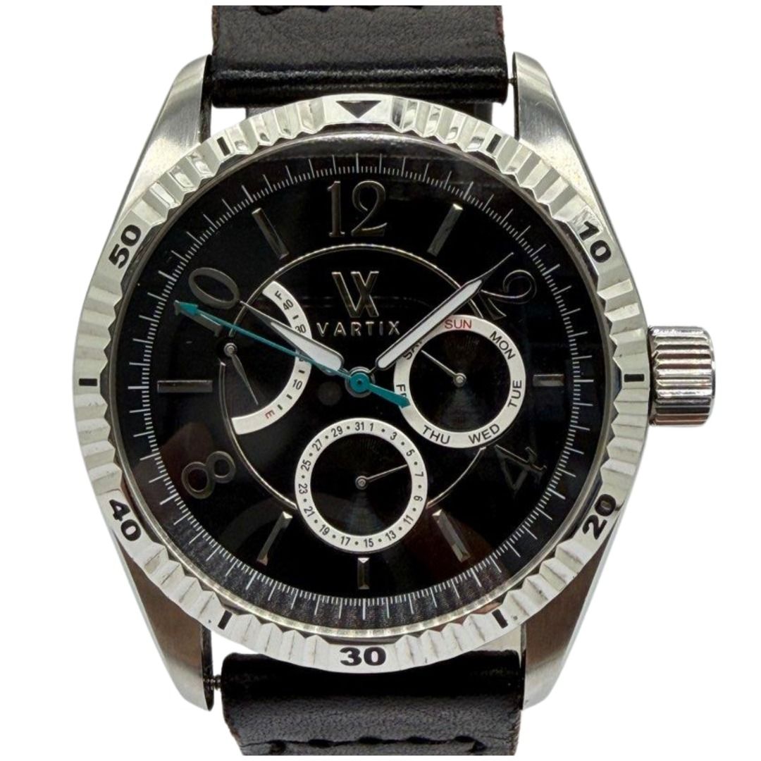 Vartix Alive Power Reserve 44mm Automatic Black Dial Watch Main image