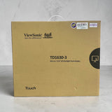 ViewSonic TD1630-3 16'' 768p HD 10-Point Touch Screen Monitor