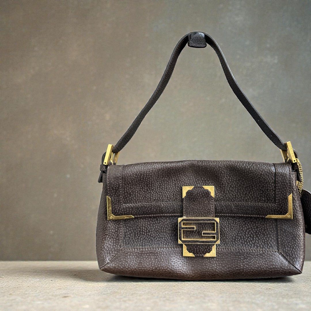 Vintage Fendi  Baguette Crossbody Bag
