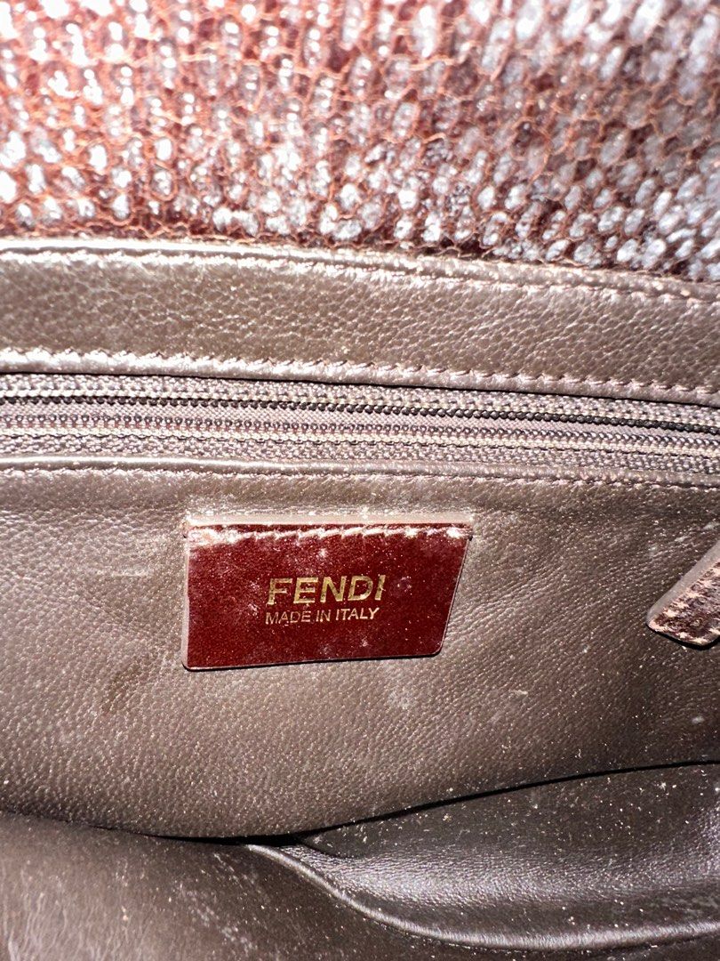 Vintage Fendi  Baguette Crossbody Bag