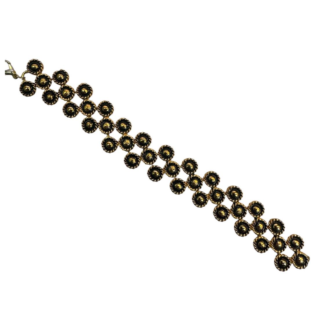 Vintage Gold Tone Pendant Necklace & Bracelet (54cm) Secondary image