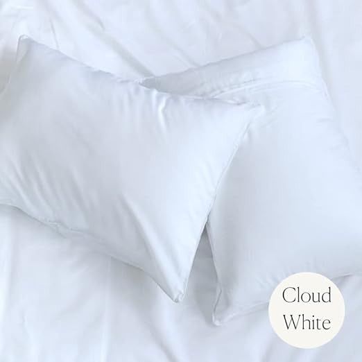 Weavve Home Cotton Duvet Cover, King Size, Cloud White Main image