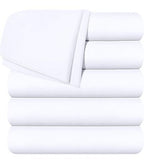Weavve Home Cotton Flat Sheet, King Size, Cloud White