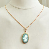 WEGWOOD SMALL GREEN PENDANT