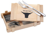 WMF Cutlery 1280239990 - Steak knife & Fork, 12 pc set