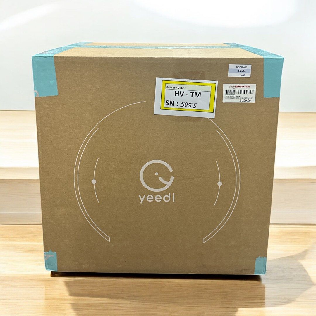 Yeedi Floor 3+ Suction and Wet Robot Vacuum Cleaner, Dual Power Swivel Mop, Suction Power 5100Pa, 3D Obstacle Avoidance, Fast Mapping, Cleaning Carpet and Hard Floors