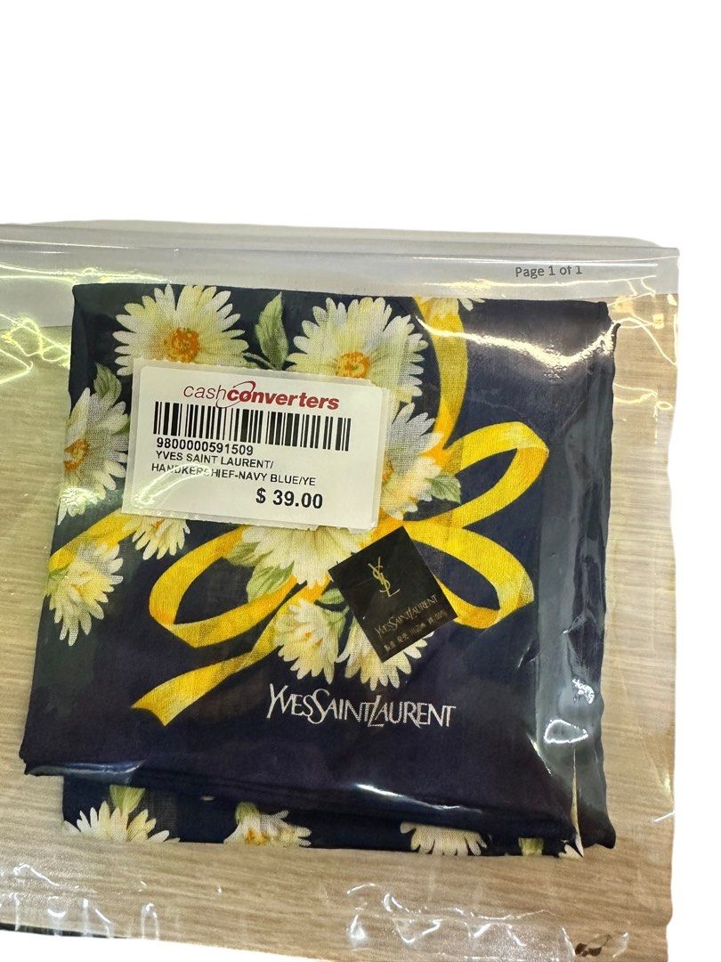 YSL Handkerchief (46 x 46cm) Secondary image