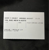 YSL Saint Lauren Kate Small Metallic Leather Sling Bag, Gold