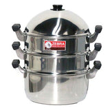 Zebra 40cm SUS304 Steel Steaming Set