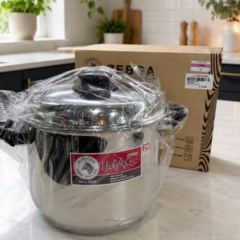 Zebra Stainless Steel Sauce PotH Image  24cm