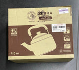 Zebra SS Whistling Kettle 4.5L
