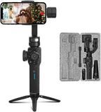 Zhiyun Smooth 4 3-Axis Handheld Smartphone Gimbal, Professional Phone Stabilizer for iPhone Android(with Tripod), Ideal for Vlogging YouTube TikTok Instagram Live Video