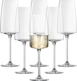 Zwiesel Glas Tritan Sensa Collection Champagne Flute 13.1 Ounce Set Of 6
