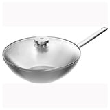 ZWILLING Plus 12-inch Stainless Steel Nonstick Wok with Lid