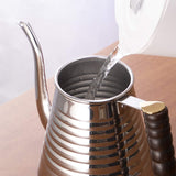 Kalita Wave 1L Stainless Steel Drip Kettle Pot Silver