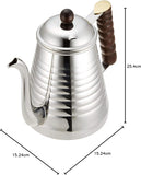 Kalita Wave 1L Stainless Steel Drip Kettle Pot Silver