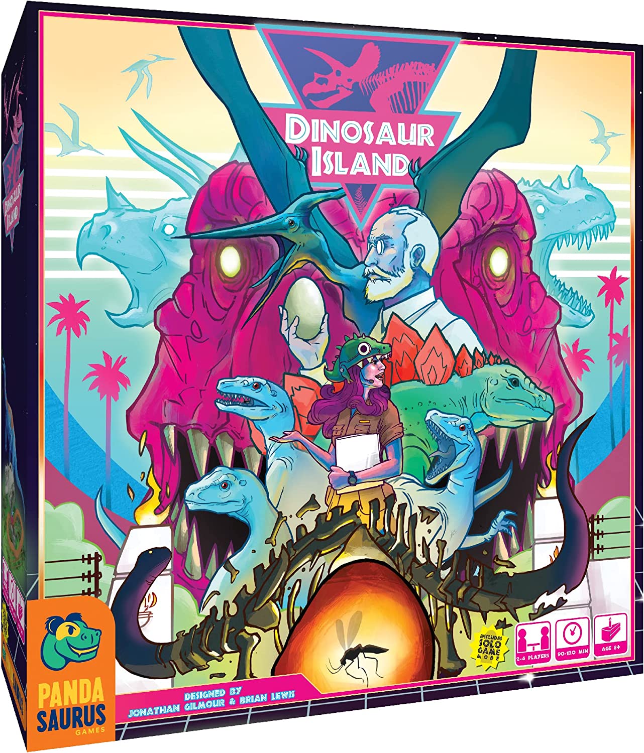 PANDASAURUS  BOARD GAME-DINOSAUR ISLAND Main image